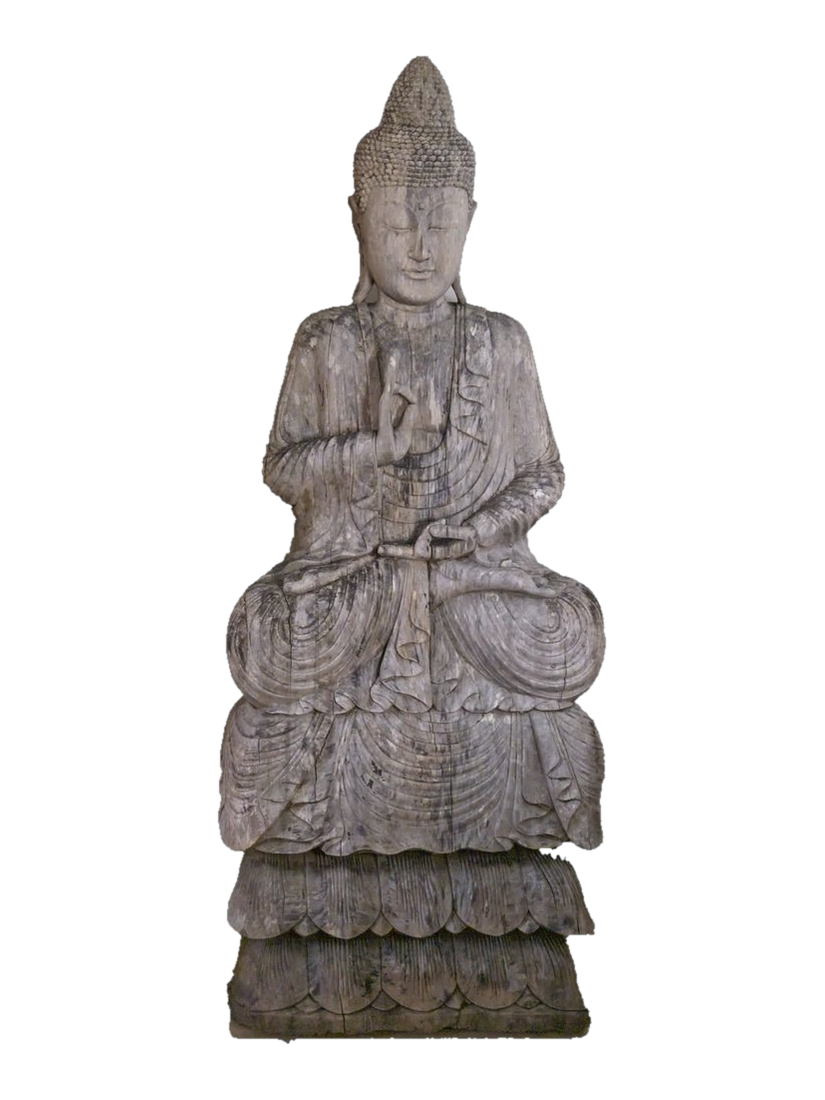 Full front view · Monumental seated Buddha · SG-CN-004