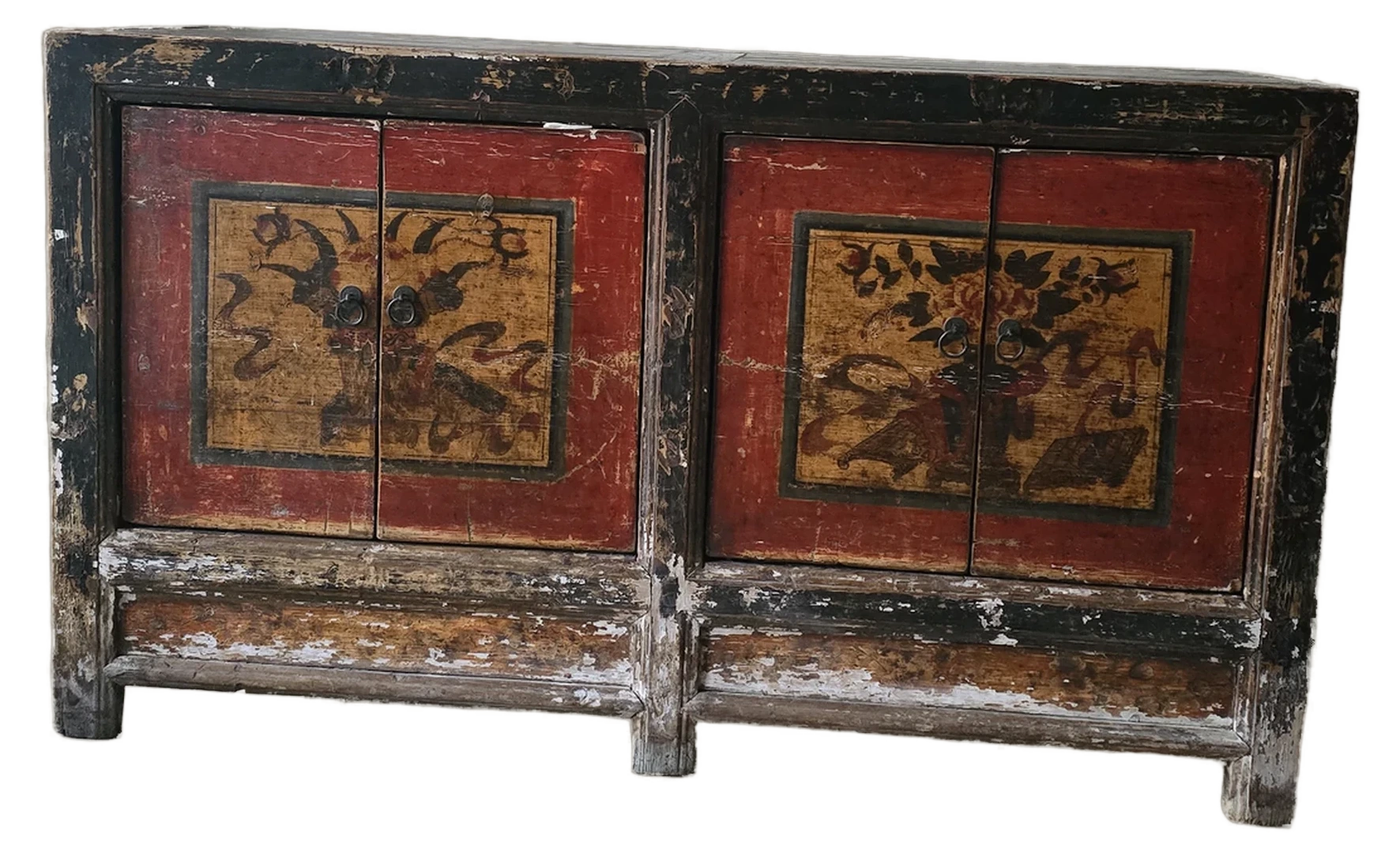 Chinesischer Provinzschrank, bemalt, Region Shanxi — SG-CN-017