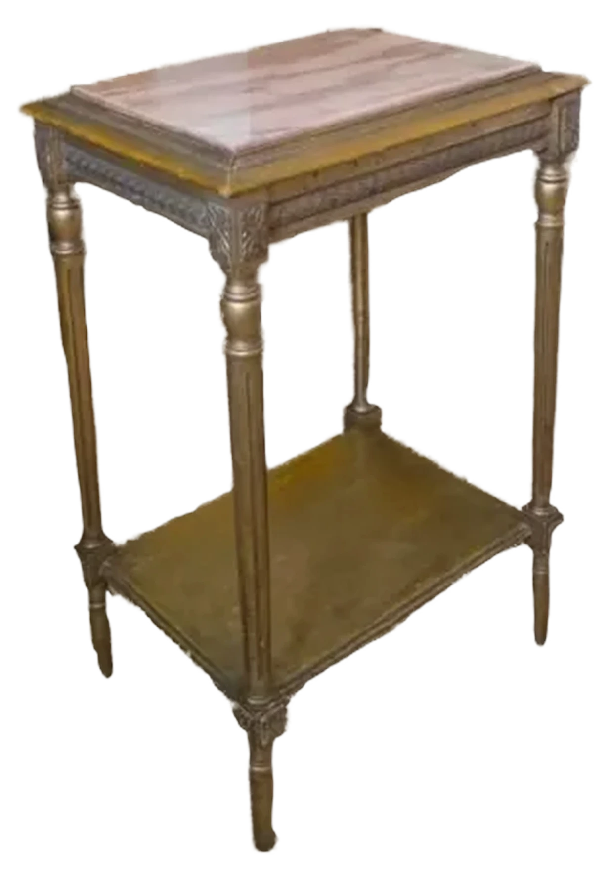 Guéridon Vergoldet und Marmor — SG-FR-004