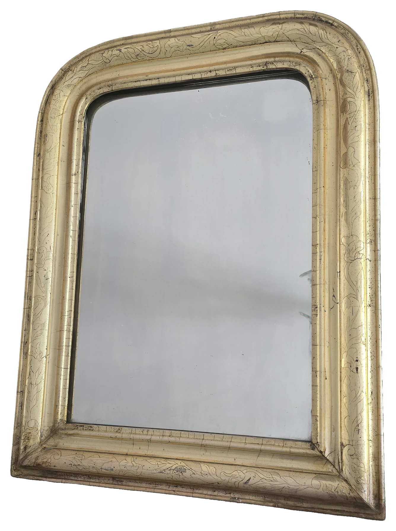 Vergoldeter Spiegel, Quecksilberglas — SG-FR-023